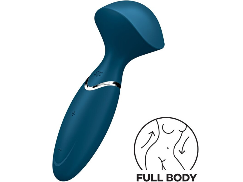 SATISFYER - MINI WOND-ER BLUE