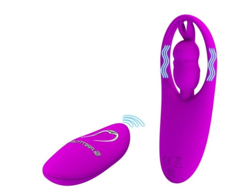 PRETTY LOVE - WILD RABBIT STIMULATOR FOR PANTIES WITH REMOTE CONTROL LILAC