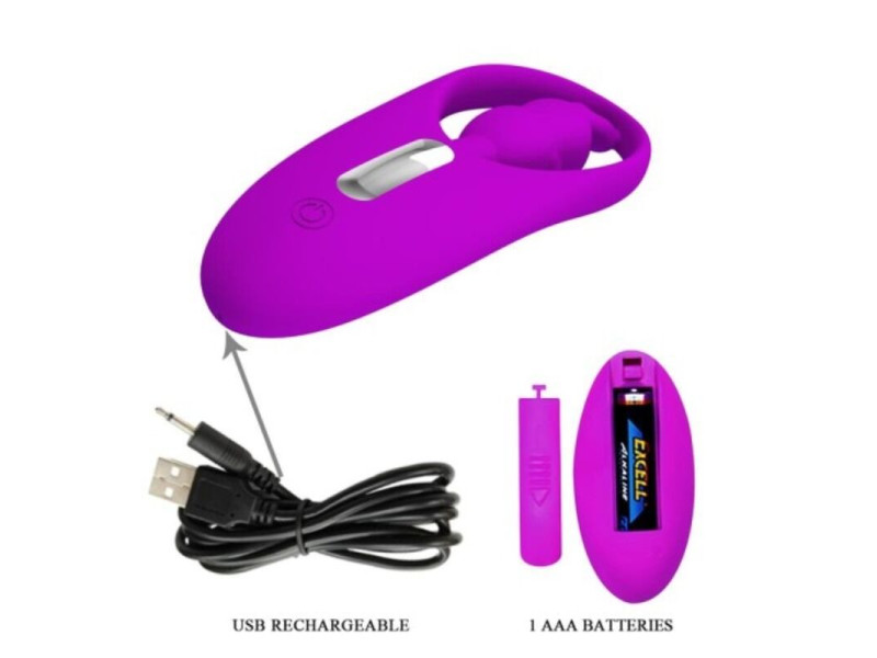 PRETTY LOVE - WILD RABBIT STIMULATOR FOR PANTIES WITH REMOTE CONTROL LILAC