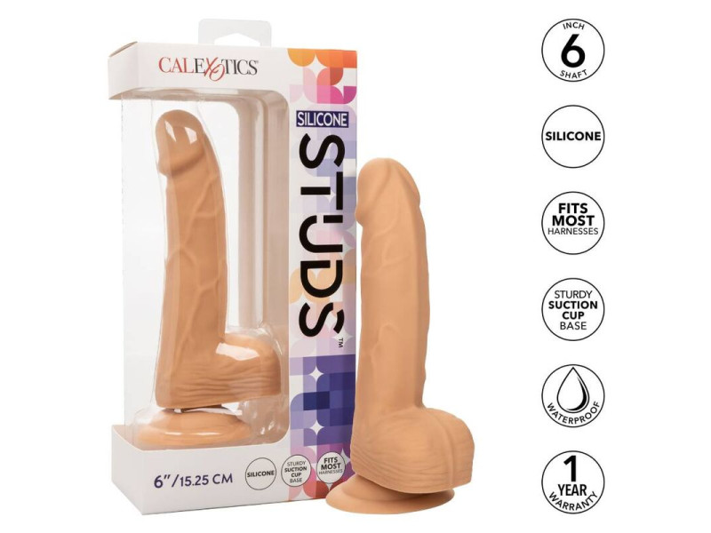 CALEXOTICS - SILICONE STUDS 15.24 CM SKIN