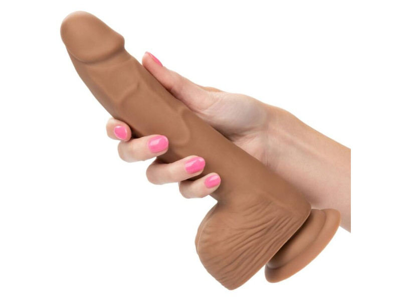 CALEXOTICS - SILICONE STUDS 20.32 CM BROWN