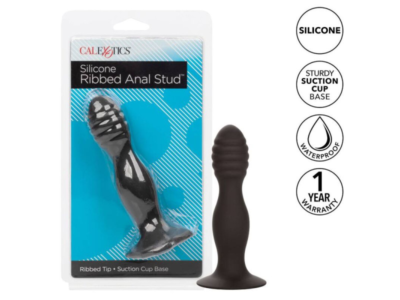 CALEXOTICS - RIBBED ANAL STUD