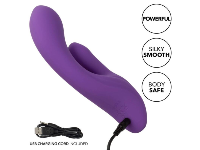 CALEXOTICS - STELLA DUAL PLEASER VIOLET