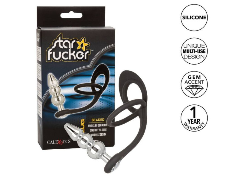 CALEXOTICS - STAR FUCKER BEADED PLUG