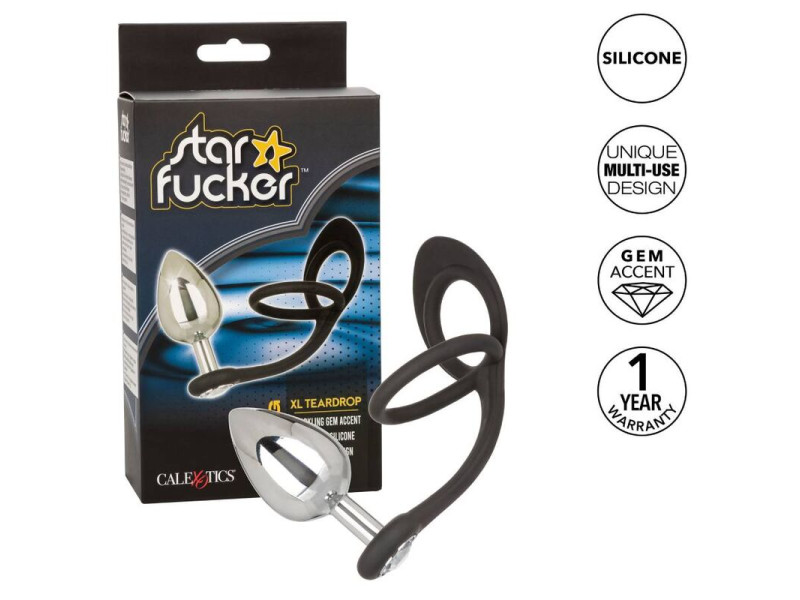 CALEXOTICS - STAR FUCKER XL TEARDROP PLUG