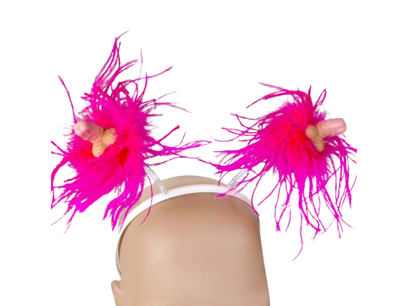 FEMARVI - MARABOU SPRING PITO HEADBAND 6 UNITS