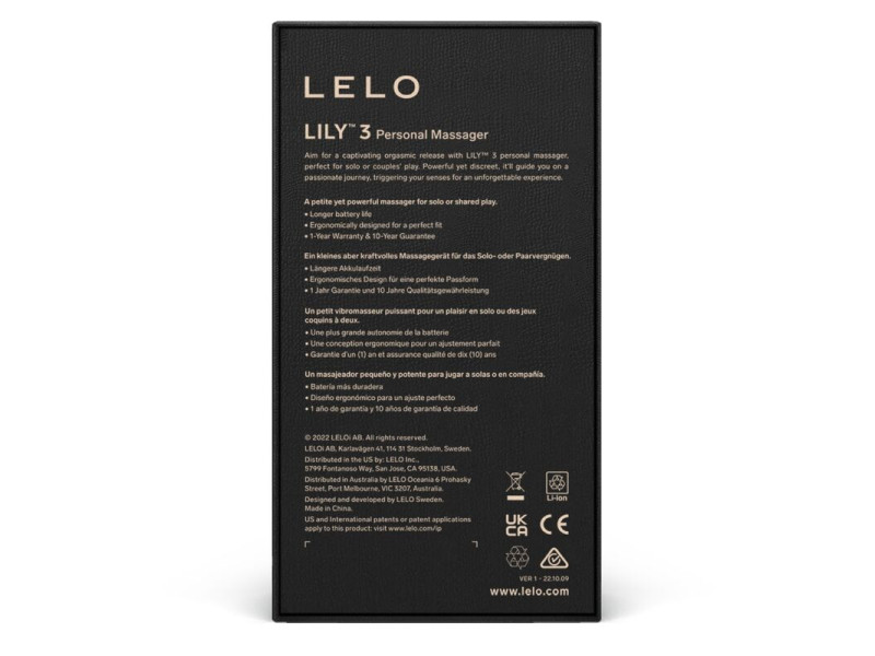LELO - LILY 3 PERSONAL MASSAGER - AQUA GREEN