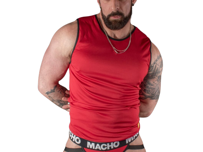 MACHO - RED T-SHIRT S/M