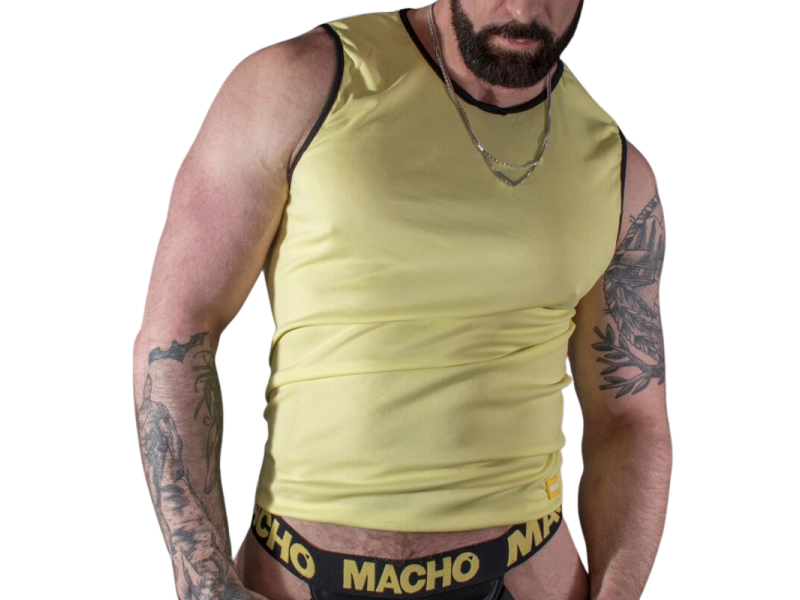 MACHO - YELLOW T-SHIRT S/M