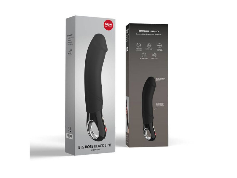 FUN FACTORY - BIG BOSS VIBRATOR BLACK LINE