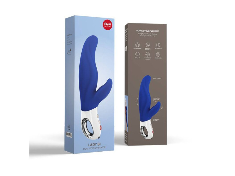 FUN FACTORY - LADY BI DUAL VIBRATOR ULTRAMARIN