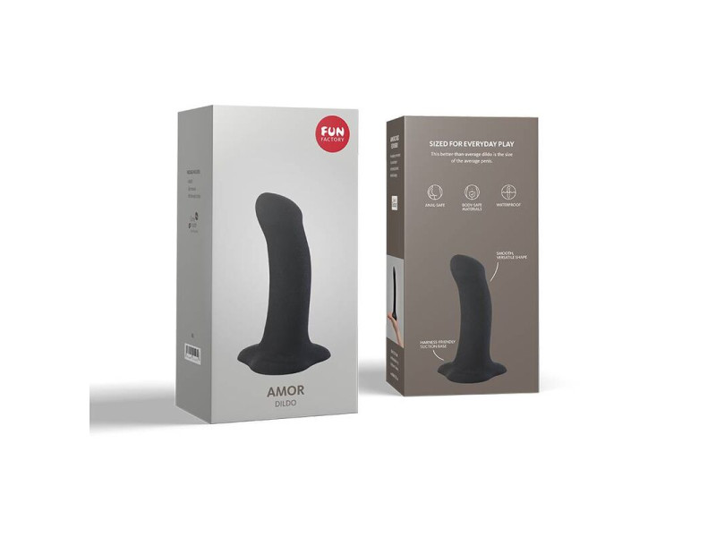 FUN FACTORY - AMOR DILDO BLACK