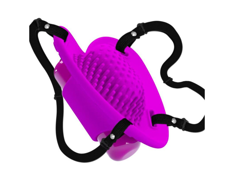 PRETTY LOVE - HEARTBEAT CLITORIS MASSAGER 10 VIBRATION MODES PURPLE