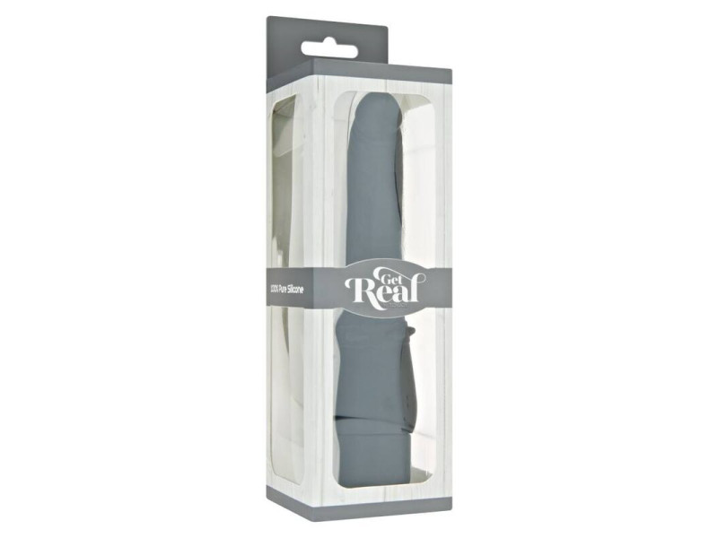 GET REAL - CLASSIC SMOOTH VIBRATOR BLACK