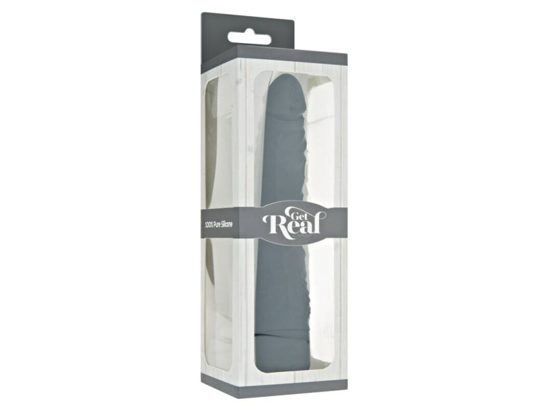 GET REAL - CLASSIC SLIM VIBRATOR BLACK