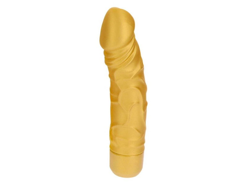 GET REAL - GOLD DICKER ORIGINAL VIBRATOR GOLD