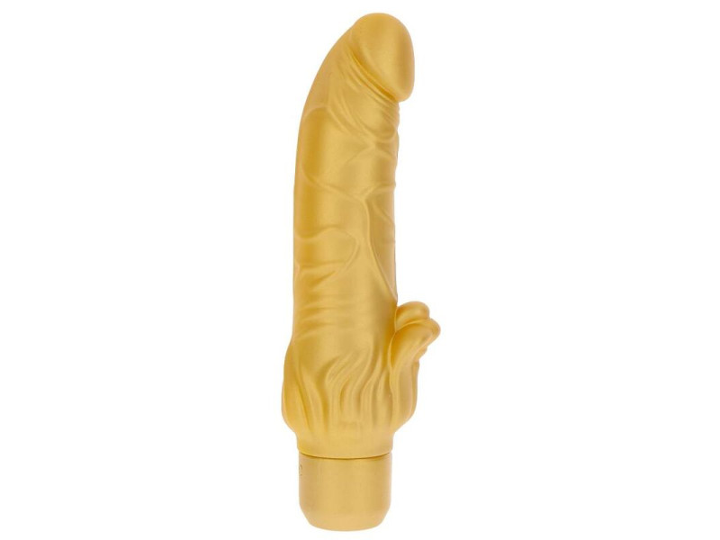 GET REAL - GOLD DICKER STIM VIBRATOR GOLD