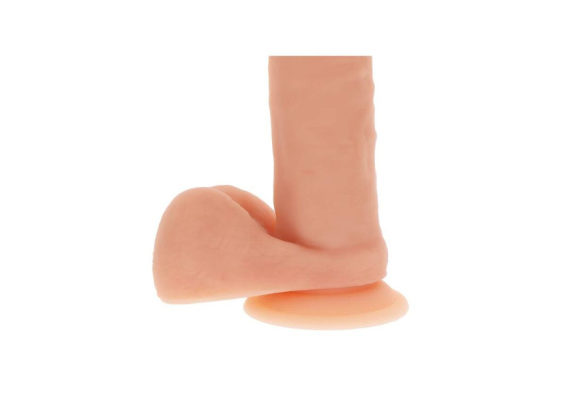 GET REAL - SILICONE DILDO 20,5 CM W BALLS SKIN