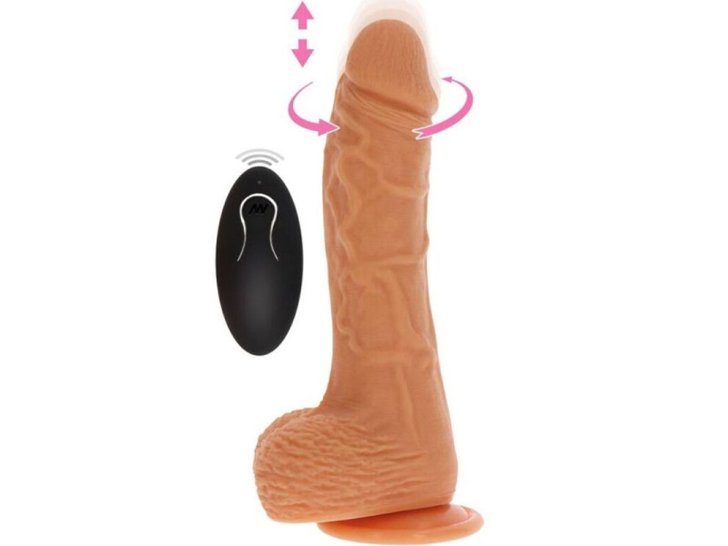 GET REAL - UP&DOWN ROTATING VIBR DILDO SKIN