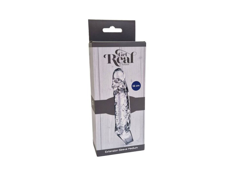 GET REAL - EXTENSION SLEEVE MEDIUM TRANSPARENT