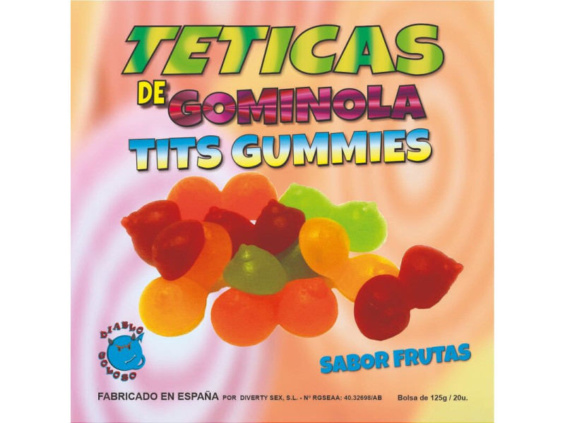 DIABLO GOLOSO - ASSORTED GLOSSY GUMMY Teats