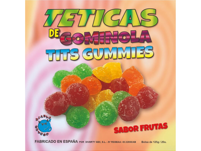 DIABLO GOLOSO - ASSORTED SUGAR GUMMY TEATS