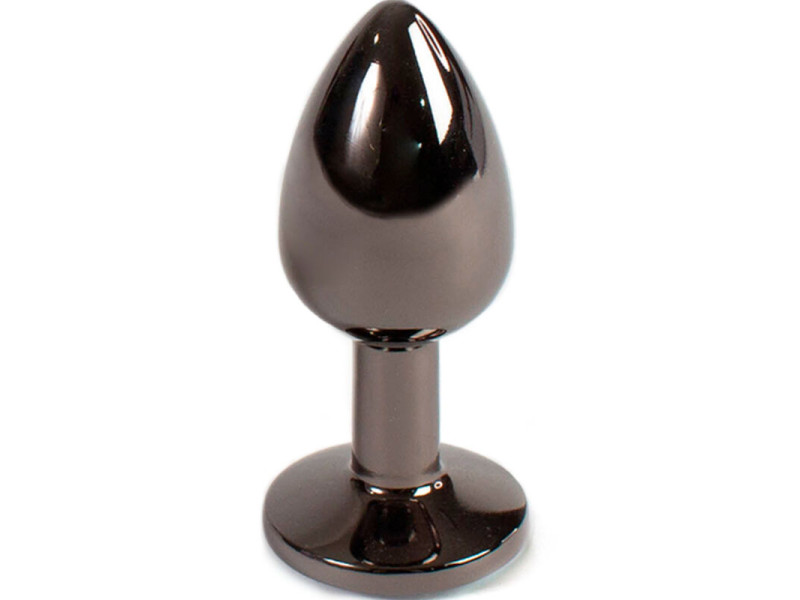 SECRETPLAY - GUNMETAL BUTT PLUG SMALL SIZE 7 CM