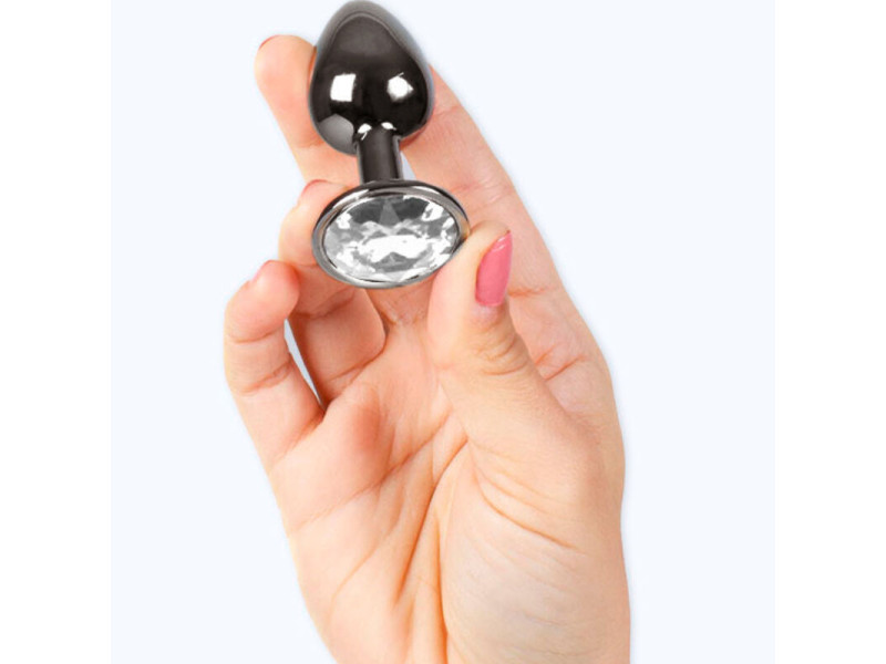 SECRETPLAY - GUNMETAL BUTT PLUG SMALL SIZE 7 CM