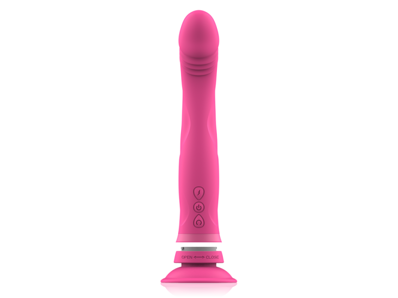 INTENSE - MICHELANGELO PINK SILICONE VIBRATOR DILDO