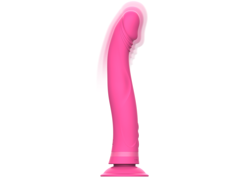 INTENSE - MICHELANGELO PINK SILICONE VIBRATOR DILDO