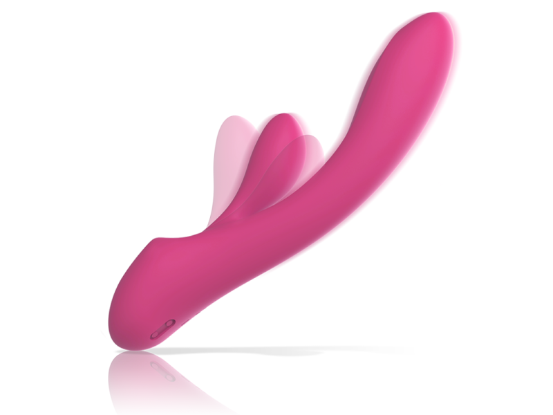 INTENSE - LUIGI RABBIT VIBRATOR PINK LIQUID SILICONE