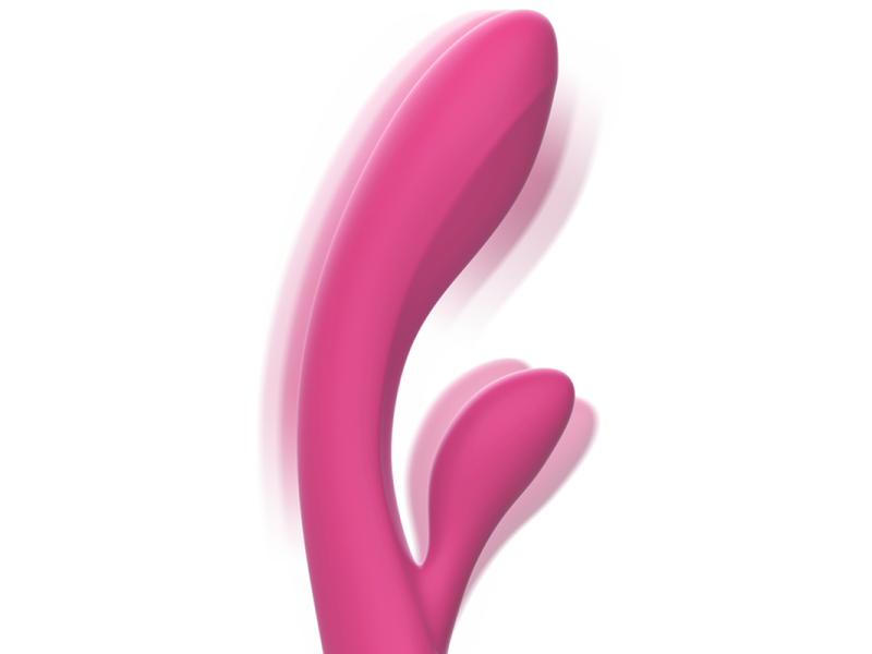 INTENSE - LUIGI RABBIT VIBRATOR PINK LIQUID SILICONE