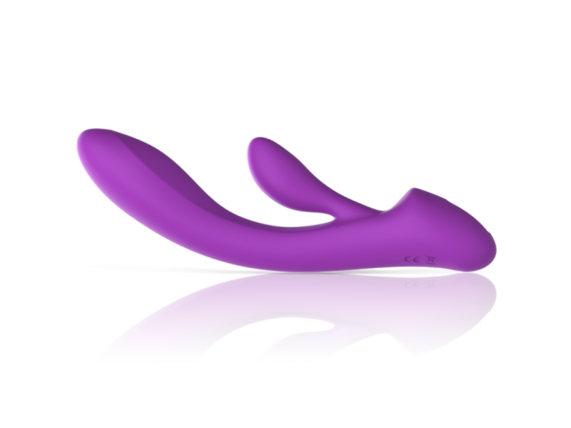 INTENSE - LUIGI RABBIT VIBRATOR LIQUID SILICONE PURPLE