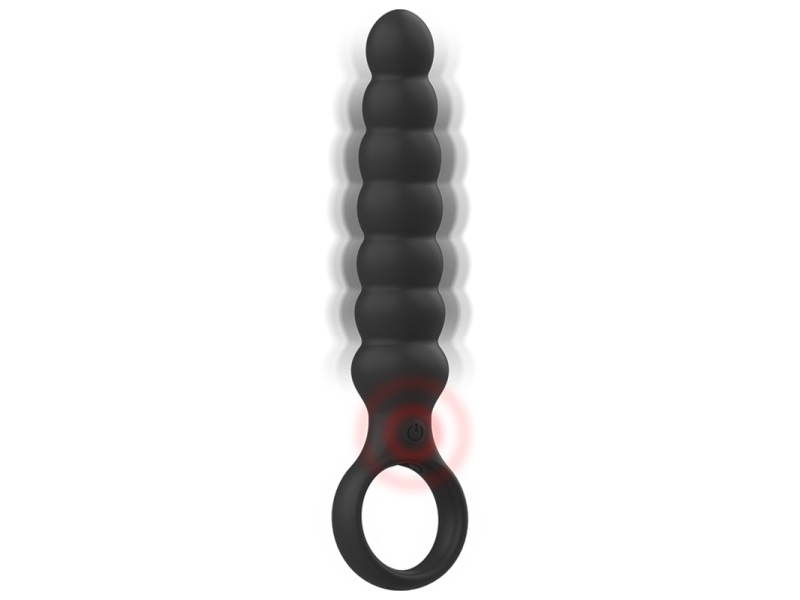 BLACK&SILVER - BOB POWERFUL SILICONE ANAL DILATOR