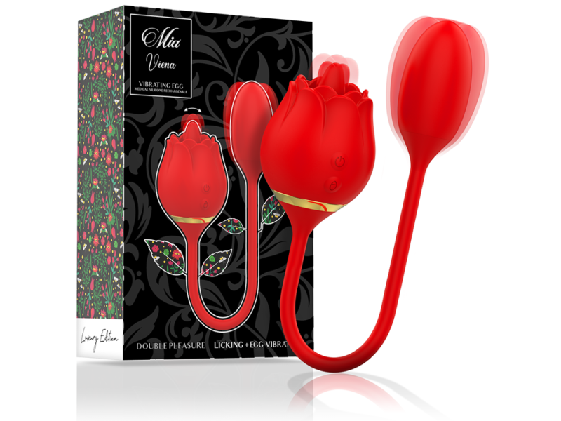 MIA - VIENNA DOUBLE PLEASURE LICKING + VIBRATING EGG