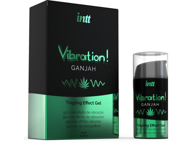 INTT - POWERFUL INTIMATE STIMULANT LIQUID VIBRATING GEL CANNABIS 15ML