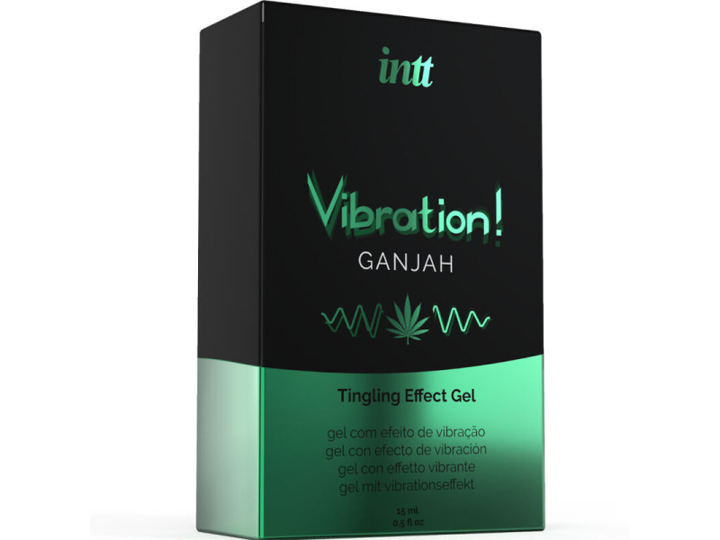 INTT - POWERFUL INTIMATE STIMULANT LIQUID VIBRATING GEL CANNABIS 15ML