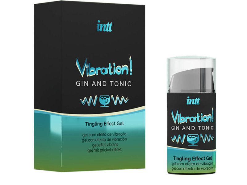 INTT - POWERFUL INTIMATE STIMULANT LIQUID VIBRATOR GEL GIN & TONIC 15ML