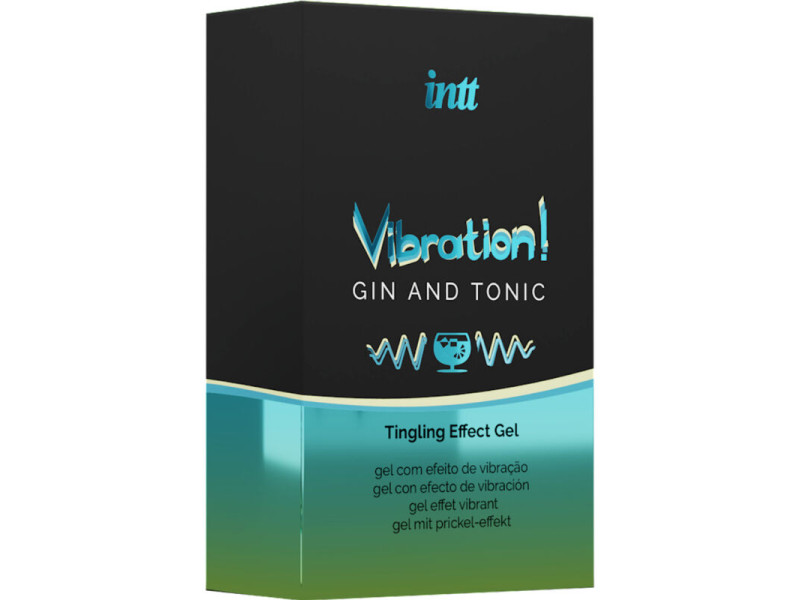 INTT - POWERFUL INTIMATE STIMULANT LIQUID VIBRATOR GEL GIN & TONIC 15ML