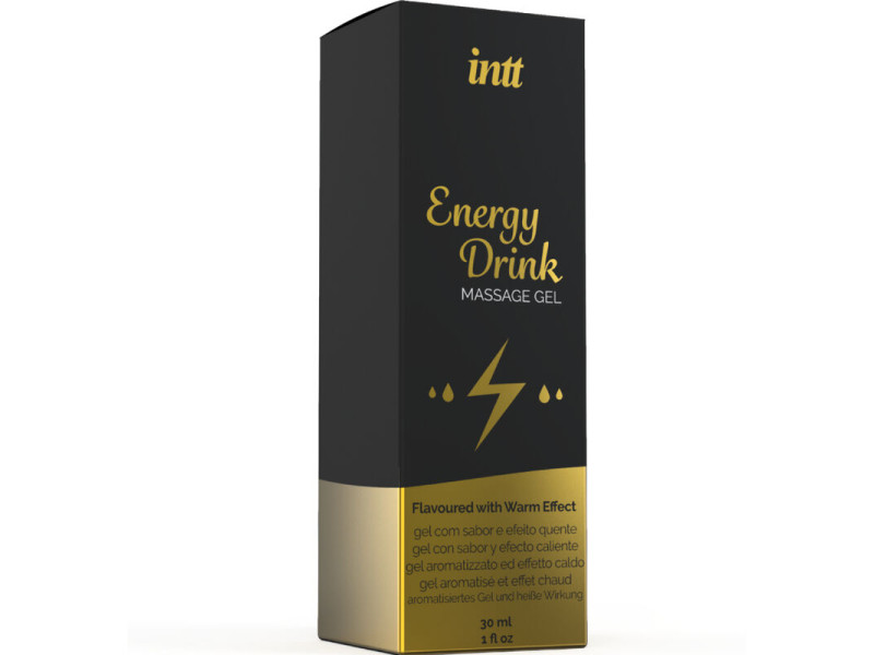 INTT MASSAGE & ORAL SEX - MASSAGE GEL WITH FLAVORED ENERGY CA DRINK AND HEATING EFFECT