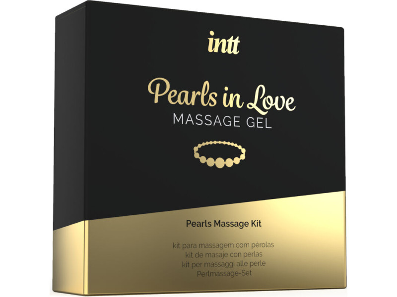 INTT MASSAGE & ORAL SEX - PEARLS IN LOVE WITH PEARL NECKLACE AND SILICONE GEL