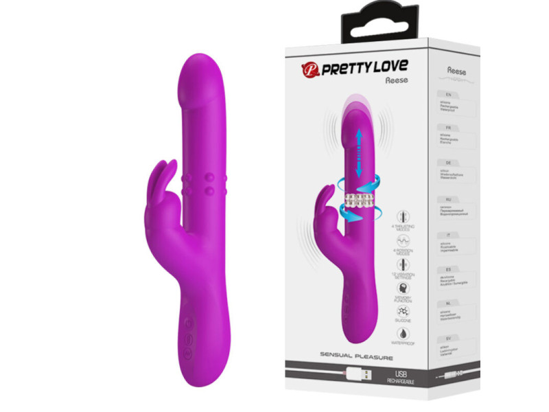 PRETTY LOVE - REESE VIBRATOR WITH PURPLE ROTATION