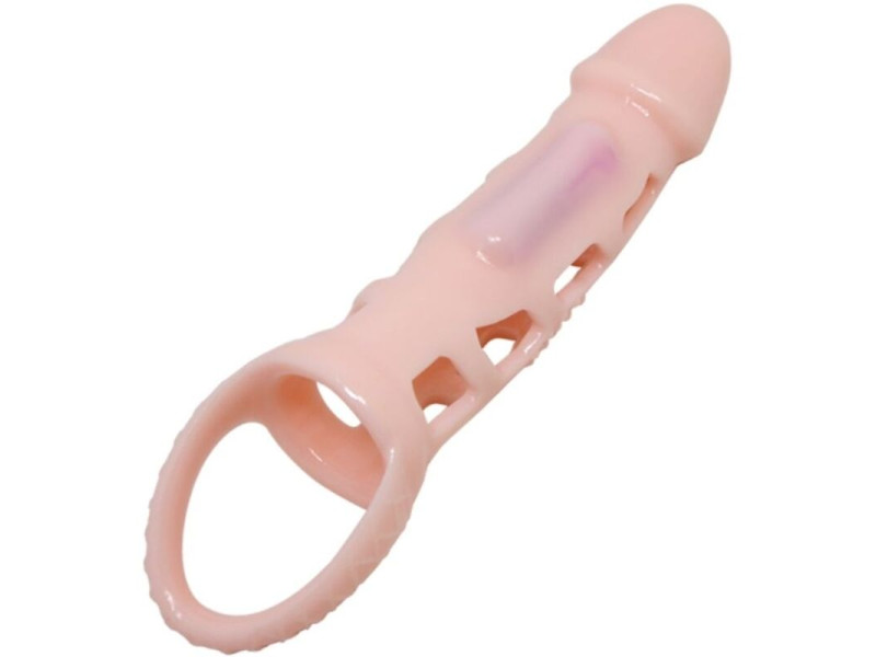 PRETTY LOVE - HARRISON PENIS EXTENDER COVER WITH VIBRATION AND STRAP 13.5 CM