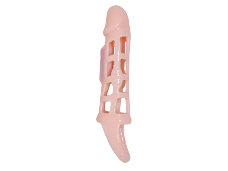 PRETTY LOVE - HARRISON PENIS EXTENDER COVER WITH VIBRATION AND STRAP 13.5 CM