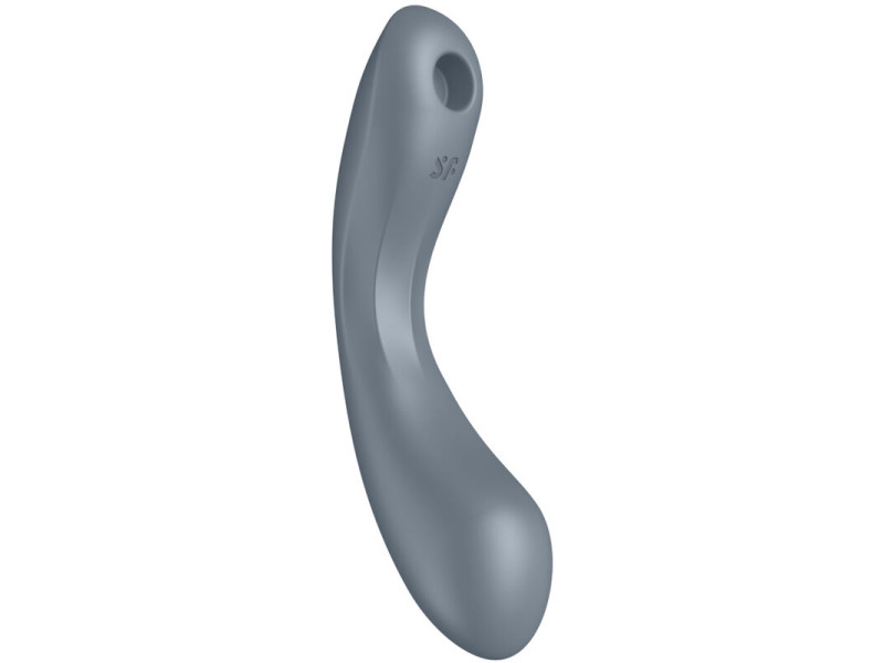 SATISFYER - CURVE TRINITY 1 AIR PULSE VIBRATION GREY