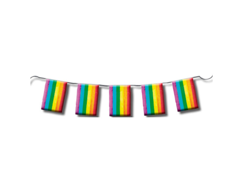 PRIDE - LGBT FLAG STRIP 10 METERS.