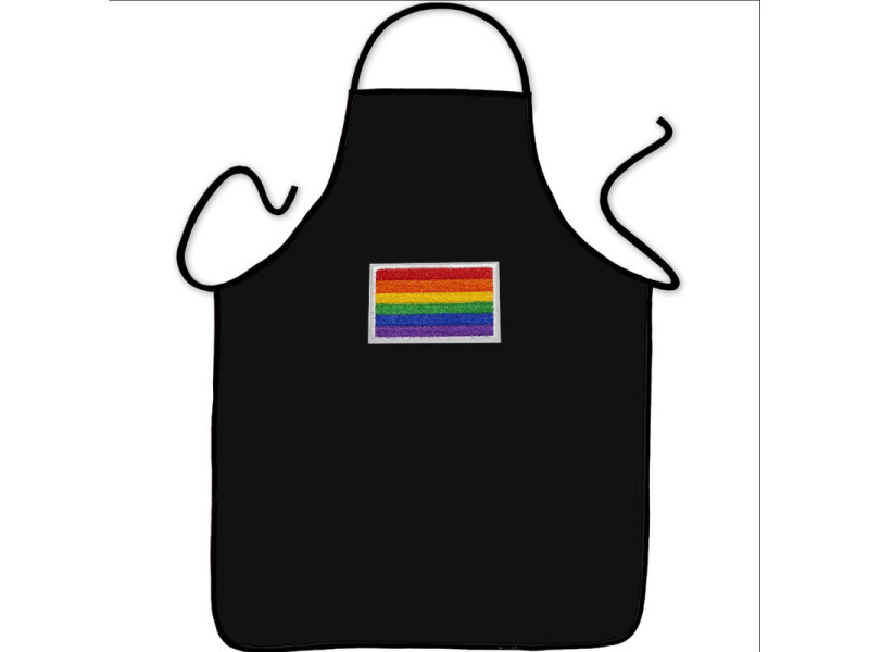 PRIDE - CHEF GOOD APRON WITH THE LGBT FLAG