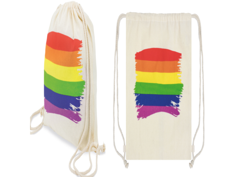 PRIDE - COTTON LGBT FLAG BACKPACK