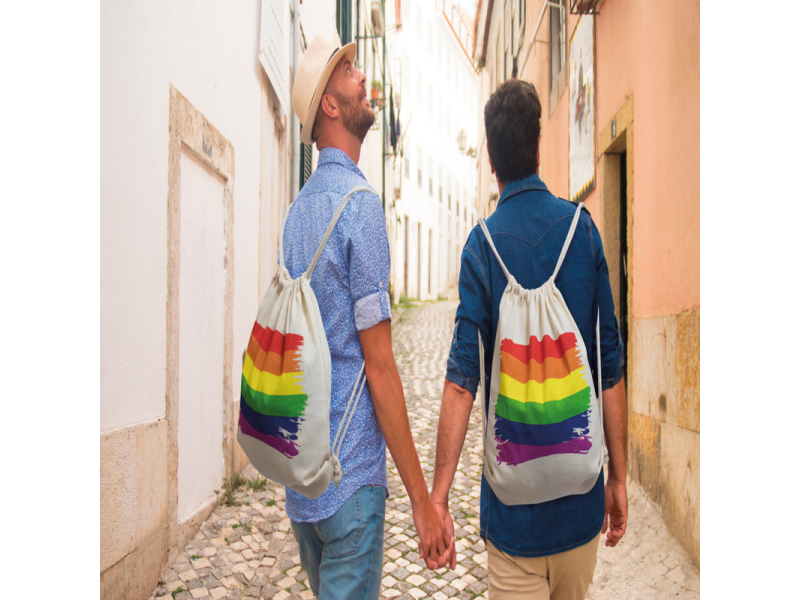 PRIDE - COTTON LGBT FLAG BACKPACK