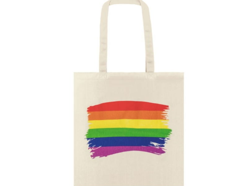 PRIDE - COTTON LGBT FLAG BAG